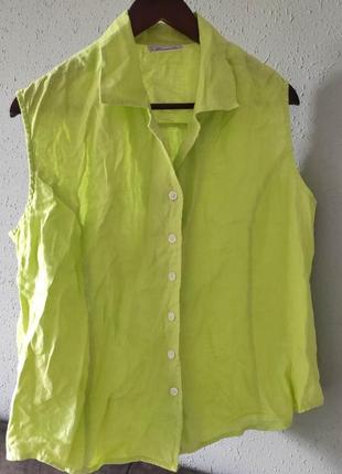 Сорочка жіноча 55% льон, 45% котон prunelle