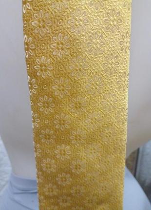 Розпродаж 2+1   яскрава золота краватка шовк