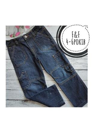 🌠 f&f джинсы на 4-6 лет