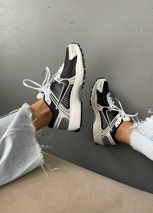 Кроссовки текстильные летние nike vomero 5 white grey black