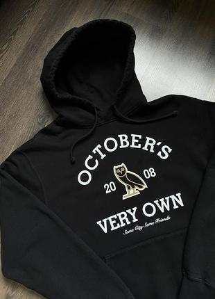 Толстовка худи черный размер m &lt;unk&gt; drake october's very own hoodie