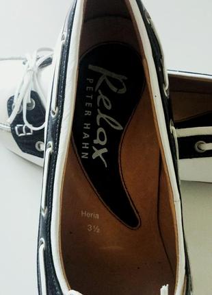 Кожаные туфли немецкий бренд relax/366 фото