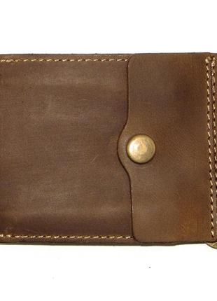 Зажим для денег dnk leather dnk зажим-h мелочь col.g 8,0*11,0*1,5см оливковый