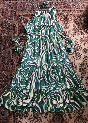 Английское длинное ярусное платье apricot 543 фото