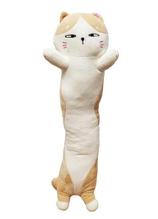 М'яка іграшка антистрес "кіт батон" k15216, 70 см