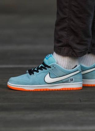 Кросівки nike sb dunk blue orange “club 58”