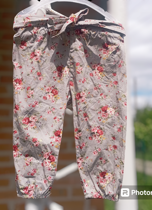 Літні штанці для дівчинки