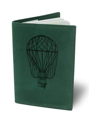 Кожаная обложка для паспорта bermud b 01-18z-01-5 зеленый