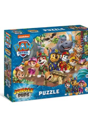 Дитячий пазл "paw patrol. jungle pups" 200523, 60 елементів