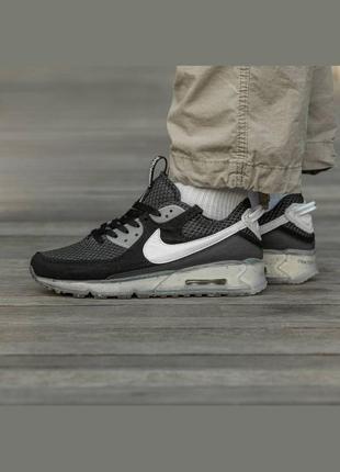 Кроссовки nike air max 90 x terrascape black\grey\black