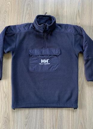 Мужская флисовая кофта шерпа анорак helly hansen