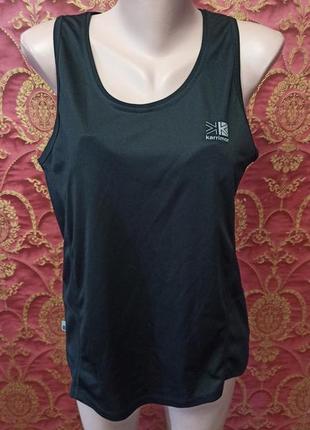 Спортивна чорна майка