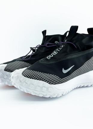 Мужские кроссовки nike acg mountain fly gore-tex "black/white"