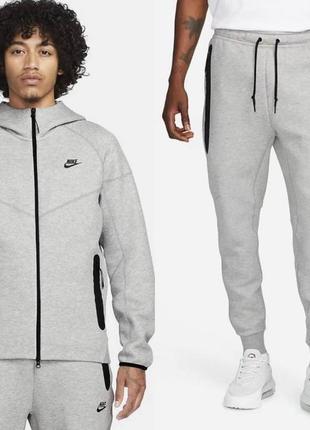 Оригинальный костюм nike tech fleece | спортивный найк теч флис оригинал мужской | зип худи + штаны