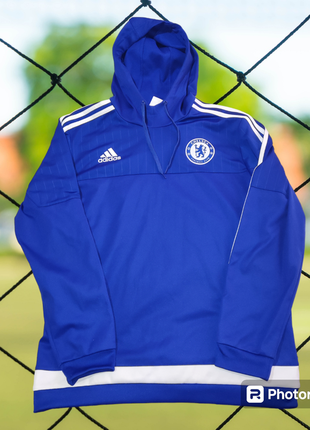 Футбольная кофта с капюшоном adidas fc chelsea london season 2015/16