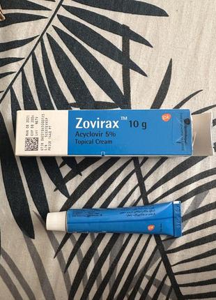 Крем від герпесу зовірах zovirax 5% -10g