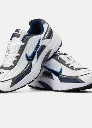 Мужские кроссовки nike initiator white grey blue