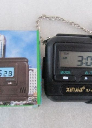 Дорожные часы sunway, 721 секундомер, будильник, карманные на цепочке, новые2 фото