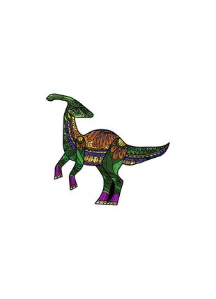 Дерев'яний пазл puzzlean динозавр гадрозавр а5