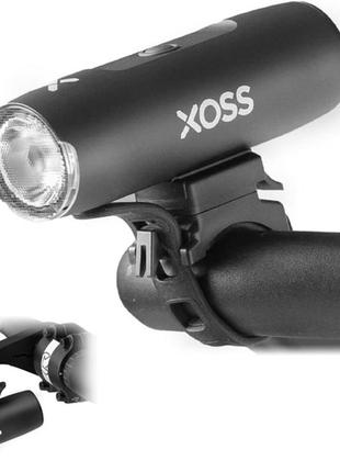 Сток xoss xl400 велосипедний ліхтар зарядка type c велофара 400 lumen (ушкоджена упаковка)