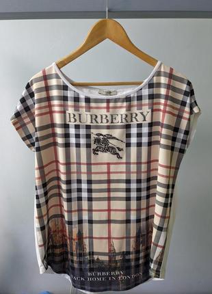 ❗️❗️❗️футболка burberry со стразами great britain l, xl размер оригинал