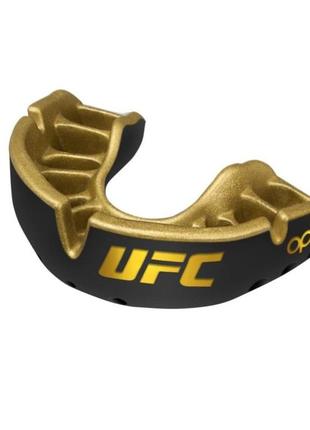 Капа боксерская одночелюстная взрослая спортивная opro gold ufc для зубов бокса контактных видов спорта2 фото