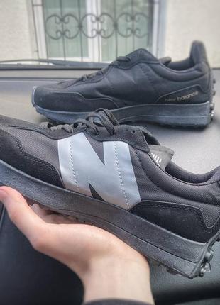 New balance 327 black накладений платіж