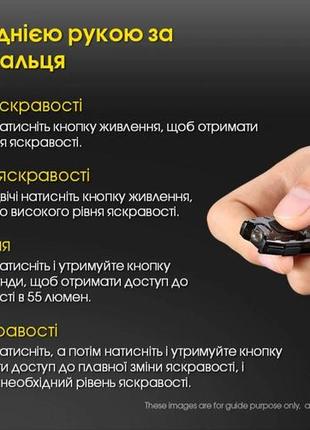 Ліхтар наключний nitecore tube v2.0 жовтий4 фото