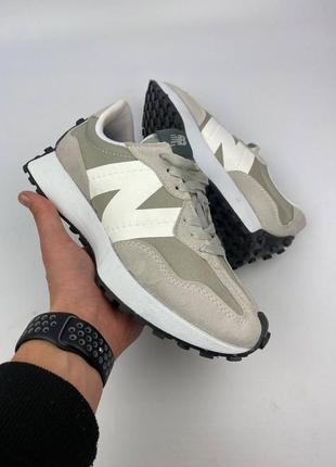 New balance 327 white &amp; beige наложен платеж