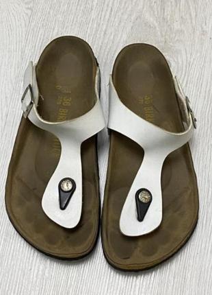 Шкіряні в'єтнамки фірми birkenstock.розмір 36.оригінал