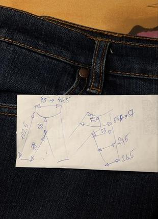 Еластичні сині джинси розмір 46 європейський бавовна з еластаном2 фото