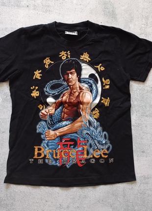 Винтажная футболка bruce lee