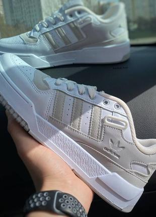 Adidas forum white&grey накладений платіж