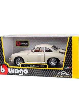 Машинка "bburago" porsche 356b (1961) (1:24) 18-22079