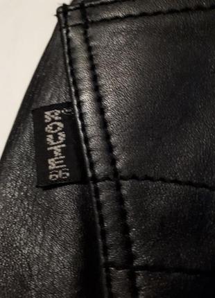 Кожаные штаны брюки идеал р. 46-484 фото