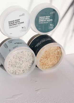 mg sugar body scrub with coconut stone 289