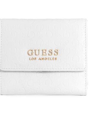 Женский кошелек guess kolt logo trifold wallet 14418577 /sg886343 белый