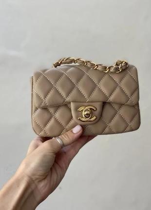 Дефект chanel mini mokko