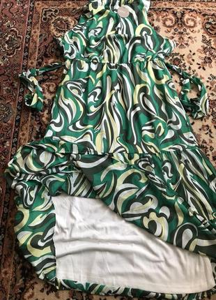 Английское длинное ярусное платье apricot 549 фото