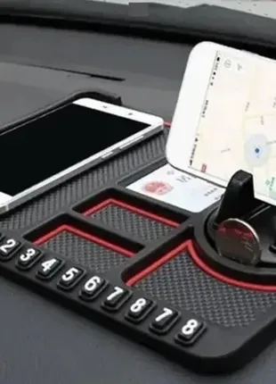 Багатофункціональний автомобільний ковзок scratch mat,тримач телефону, ha-20