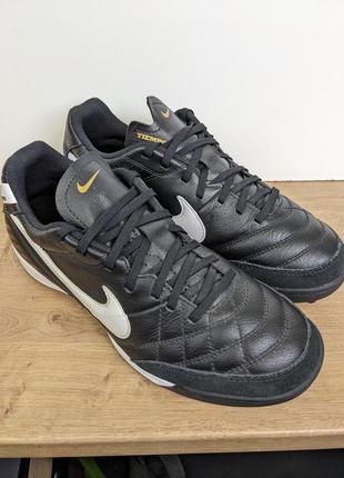 ❗️❗️❗️сороканіжки nike tiempo natural leather 2013 year vintage football classic shoes 40 р. оригінал