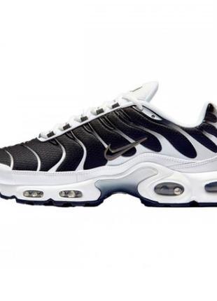 Мужские кроссовки nike air max plus white "black metallic pewter"