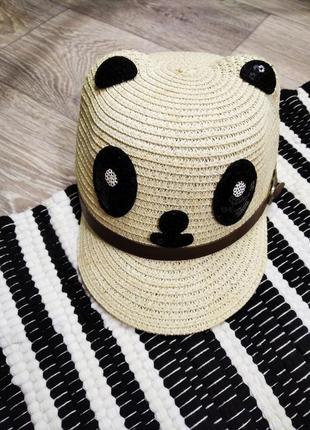 Класна кепка на літо шляпа панда