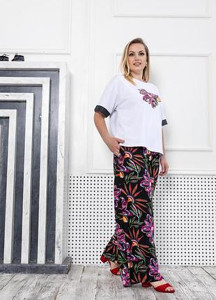 Костюм яркий женский размеры до 60