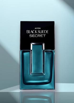 Black suede sekret 75 ml. чоловічий аромат avon