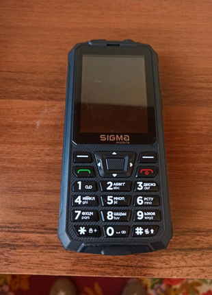 Мобільний телефон sigma x-treme pr68 black