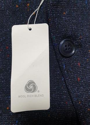Westbury premium - 60-62-64 - пиджак мужской блейзер мужественный синий4 фото