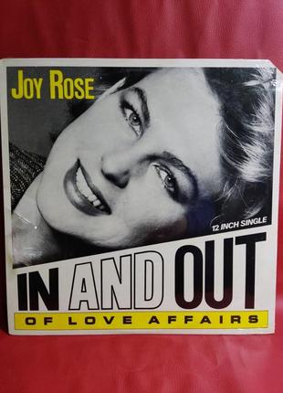 Виниловая пластинка.joy rose-in and out.1984.u.s.a.