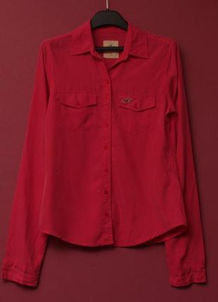 Hollister рр s (xs бирка) рубашка из модал