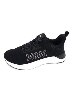 Кросівки чоловічі puma softride astro t unisex black/coral ice